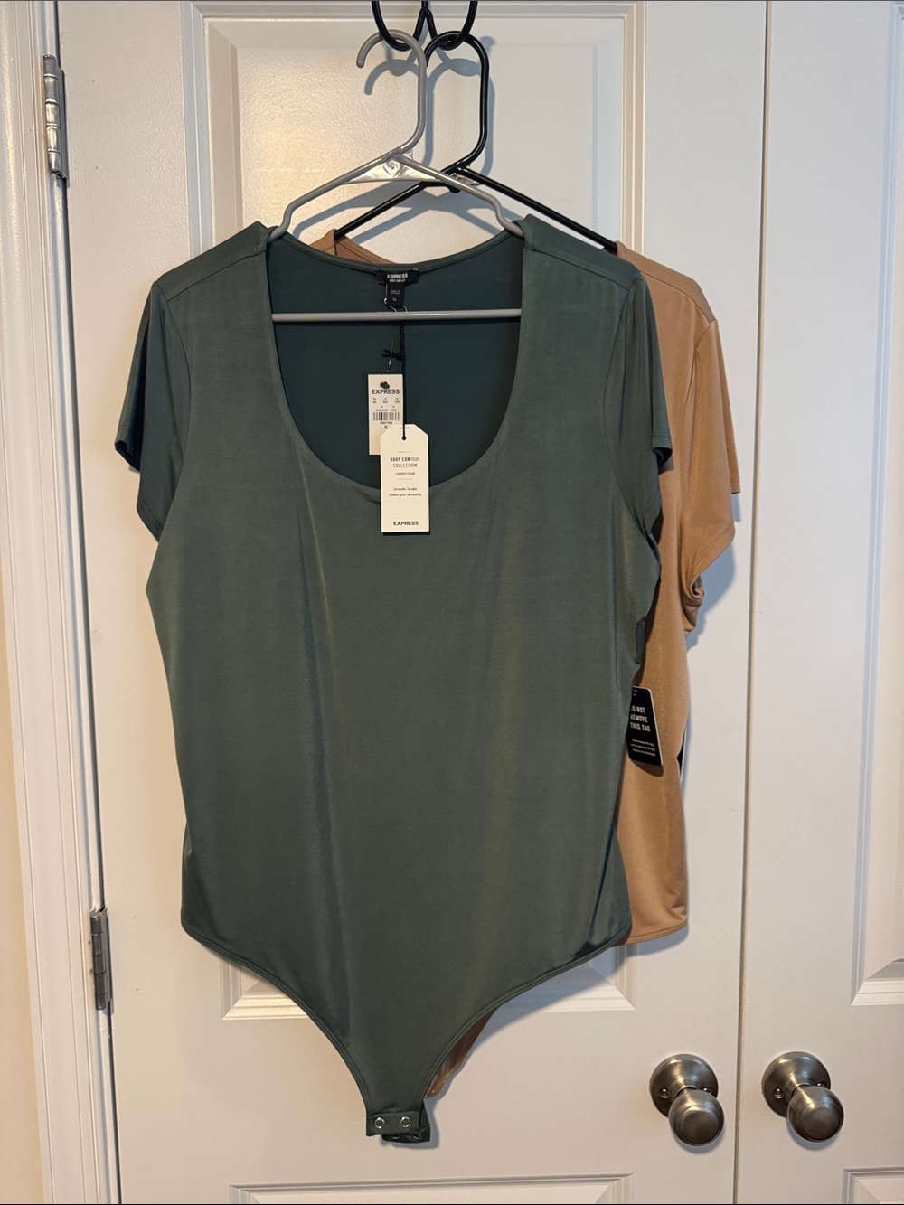 Express Two BNWT Body Contour Scoop Neck Short Sleeve Bodysuit